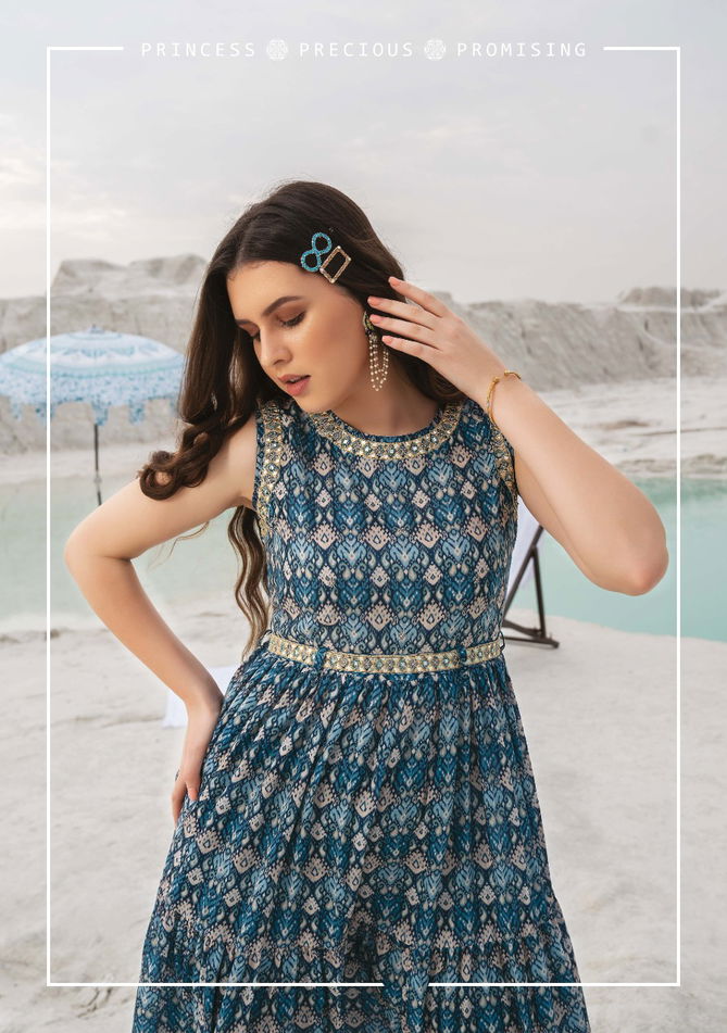 BE RICH 2 Stylish Party Wear Wholesale Kurti Collection